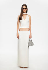 Front Row Halter - Cream Lioness Fashion