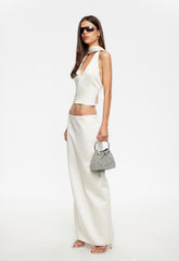 Front Row Halter - Cream Lioness Fashion