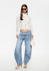 Overtime Blouse - Porcelain Lioness Fashion