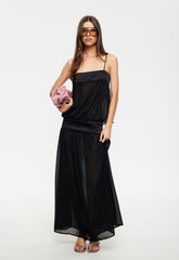 GRACIA MAXI DRESS - NOIR Lioness Fashion