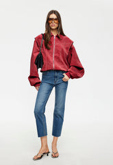 VISTA BOMBER - CRIMSON Lioness Fashion