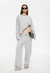 Bloom Long Sleeve - Ash Stripe Lioness Fashion