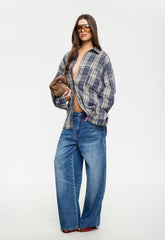 CLARITY SHIRT - ASH PLAID Lioness Fashion