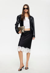 ANCHORED MIDI SKIRT - NOIR Lioness Fashion