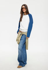 KRAVITZ BASEBALL TEE - BLUE Lioness Fashion