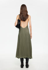 Stars Align Midi Dress - Khaki Lioness Fashion