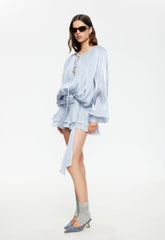 Elements Mini Dress - Baby Blue Lioness Fashion