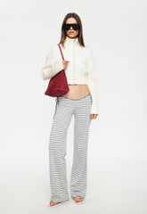 Bloom Tie Pant - Ash Stripe Lioness Fashion