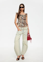 Dynasty Jean - Camel Lioness Fashion