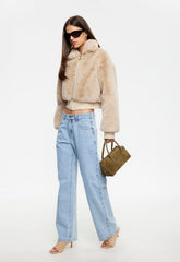 Drita Faux Fur - Sand Lioness Fashion