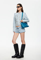 Rush Hour Jacket - Light Denim Lioness Fashion