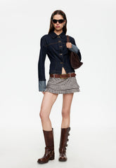 The Bronx Denim Jacket - Indigo Lioness Fashion
