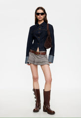 The Bronx Denim Jacket - Indigo Lioness Fashion
