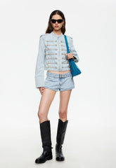 Afterglow Mini Short - Light Denim Lioness Fashion
