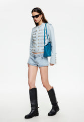 Afterglow Mini Short - Light Denim Lioness Fashion