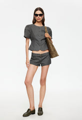 Afterglow Mini Short - Moss Lioness Fashion