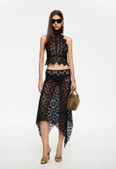 Trophy Midi Skirt - Noir Lioness Fashion