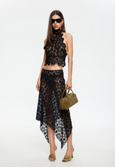 Trophy Midi Skirt - Noir Lioness Fashion