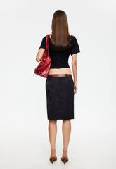 Play On Midi Skirt - Noir Lioness Fashion