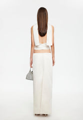 Front Row Maxi Skirt - Cream Lioness Fashion