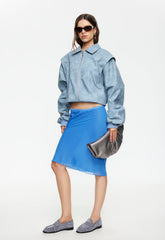 Shoreline Midi Skirt - Persian Jewel Lioness Fashion