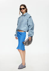Shoreline Midi Skirt - Persian Jewel Lioness Fashion