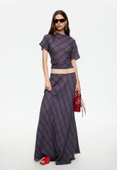 Halcyon Top - Jade Plaid Lioness Fashion