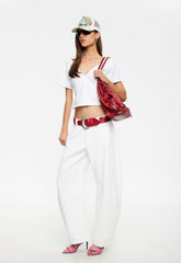 Sideline Jean - Porcelain Lioness Fashion