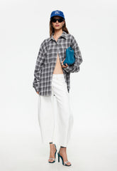 Horseshoe Cropped Jean - Porcelain Lioness Fashion