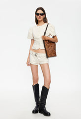 Femme Blouse - Beige Lioness Fashion