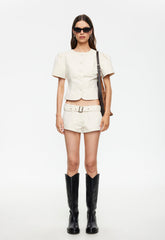 Femme Blouse - Beige Lioness Fashion