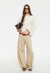 Horseshoe Jean - Stone Lioness Fashion