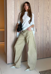Horseshoe Jean - Stone Lioness Fashion