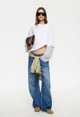 Bottega Shirt - Ash Stripe Lioness Fashion