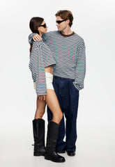 Bloom Long Sleeve - Chocolate Sea Stripe Lioness Fashion