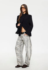HORSESHOE JEAN - PYTHON Lioness Fashion