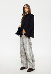 HORSESHOE JEAN - PYTHON Lioness Fashion
