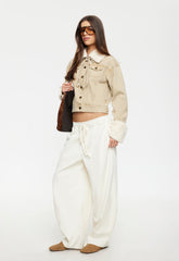 APRES DENIM JACKET - STONE Lioness Fashion