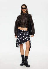 GIGI LEATHER JACKET - CHOCOLATE Lioness Fashion