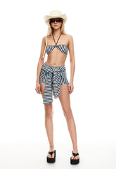 BLOOM BIKINI TOP - CHOCOLATE SEA STRIPE Lioness Fashion