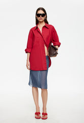 CLARITY SHIRT - CRIMSON Lioness Fashion