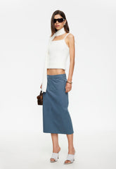 Famiglia Midi Skirt - Slate Lioness Fashion