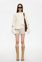 Vita Knit Short - Stone Lioness Fashion