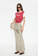 ALPINE PANT - BEIGE STRIPE Lioness Fashion