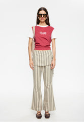 ALPINE PANT - BEIGE STRIPE Lioness Fashion