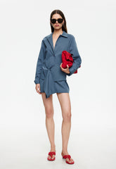 Wiseguy Mini Dress - Slate Lioness Fashion