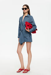 Wiseguy Mini Dress - Slate Lioness Fashion