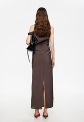 Sweetheart Maxi Dress - Cocoa Lioness Fashion