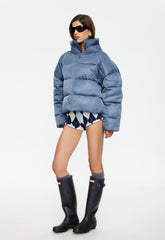 Cindy Puffer Jacket - Slate Lioness Fashion