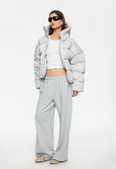Cindy Puffer Jacket - Ash Lioness Fashion